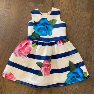 Floral sateen dress by halabaloo